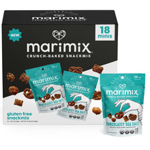 Marimix Chocolatey Sea Salt 18-pack box with mini snack pouch Thumbnail