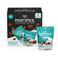 Marimix Chocolatey Sea Salt 6-pack box with mini snack pouch